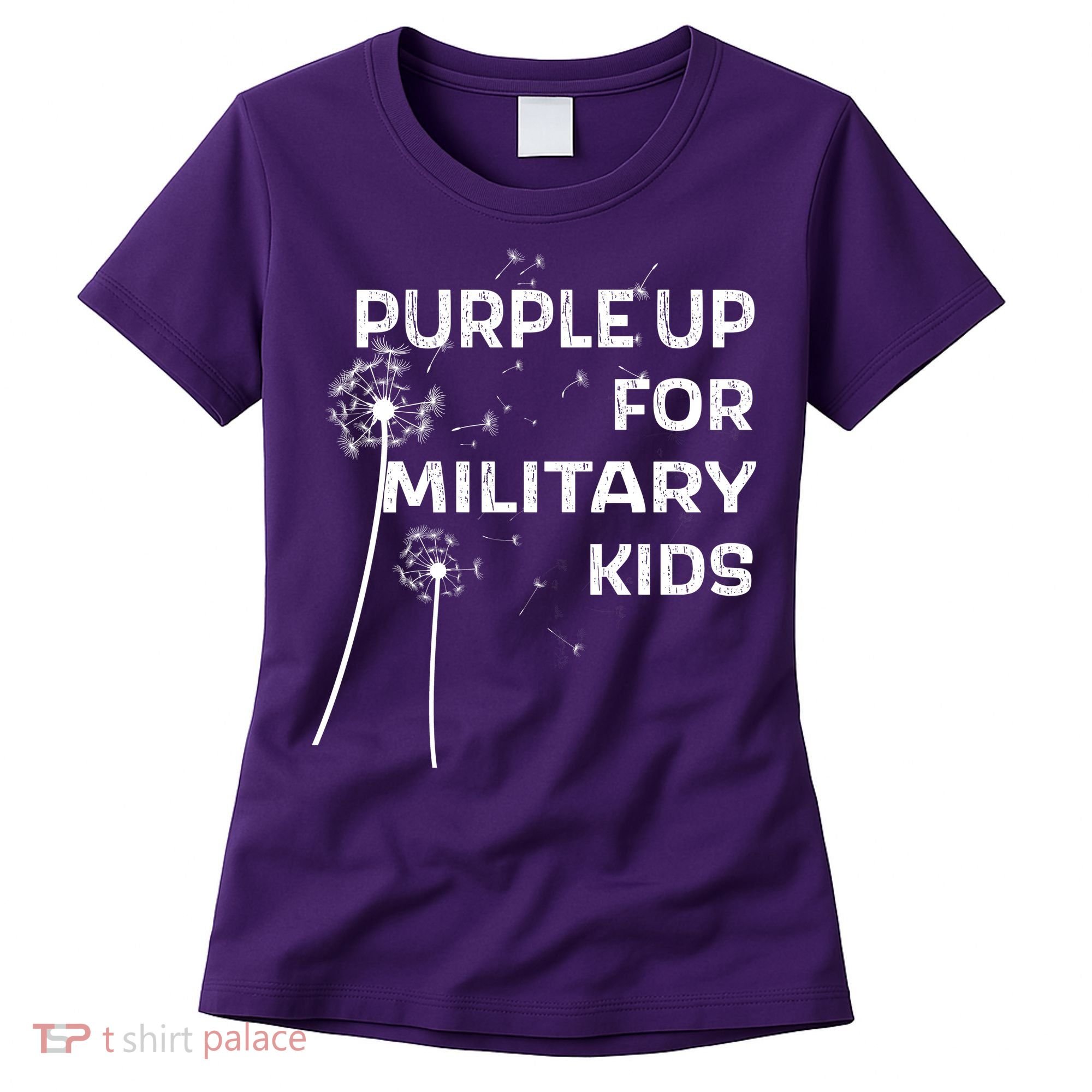 Wear Purple Dandelion Wishes Women's T-Shirt