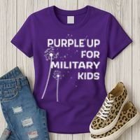 Wear Purple Dandelion Wishes Women's T-Shirt thumb 3