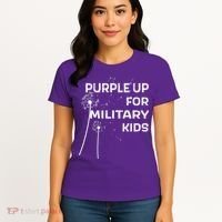 Wear Purple Dandelion Wishes Women's T-Shirt thumb 4