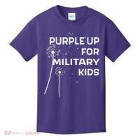 Wear Purple Dandelion Wishes Kids T-Shirt thumb 0