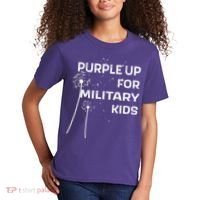 Wear Purple Dandelion Wishes Kids T-Shirt thumb 2