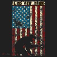 Welding Patriotic Distressed USA American Flag Gift Welder Beanie thumb 2