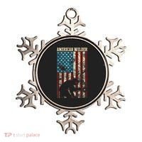 Welding Patriotic Distressed USA American Flag Gift Welder Ornament thumb 0