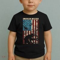 Welding Patriotic Distressed USA American Flag Gift Welder Toddler T-Shirt thumb 2
