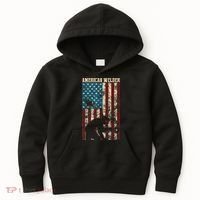 Welding Patriotic Distressed USA American Flag Gift Welder Kids Hoodie thumb 0