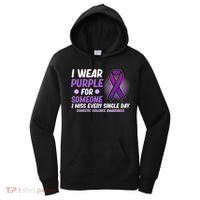Wear Purple For Someone Domestic Violence Awareness Graphic Women's Hoodie thumb 0