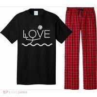 Water Polo Funny Gift Love Pool Sport Gift Pajama Set thumb 0