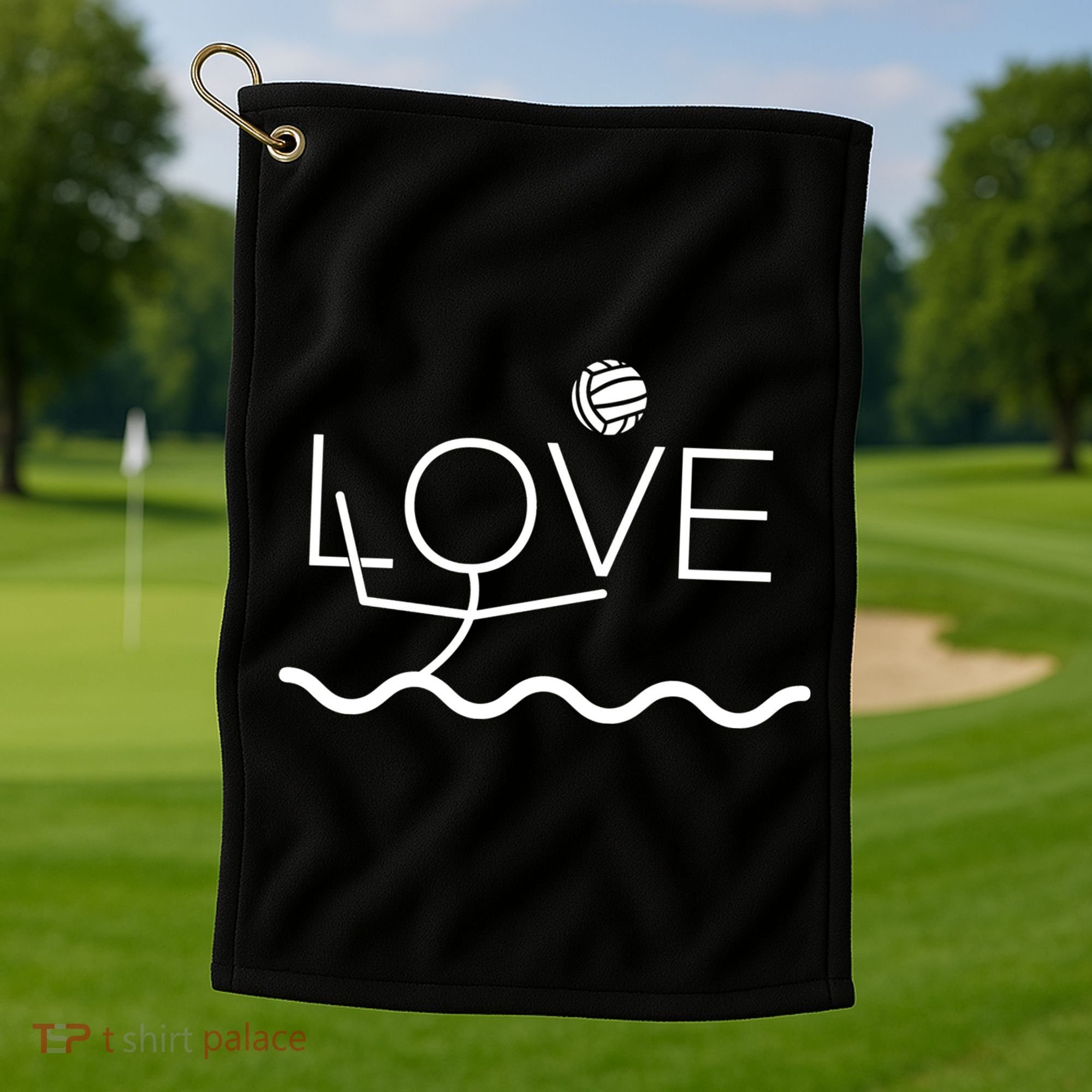 Water Polo Funny Gift Love Pool Sport Gift Golf Towel