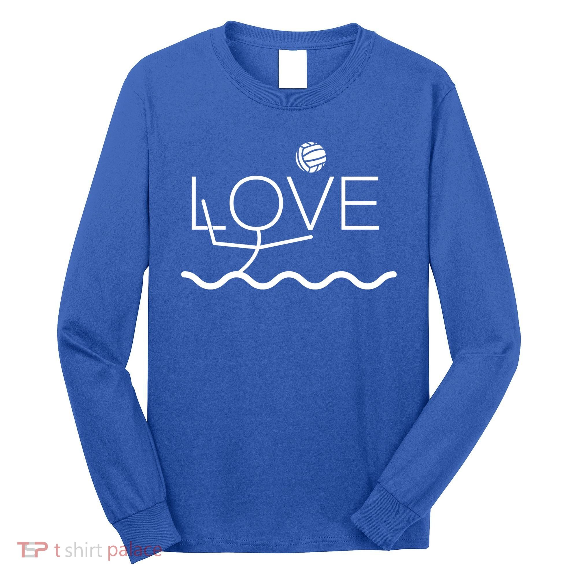Water Polo Funny Gift Love Pool Sport Gift Long Sleeve Shirt