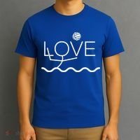 Water Polo Funny Gift Love Pool Sport Gift T-Shirt thumb 3