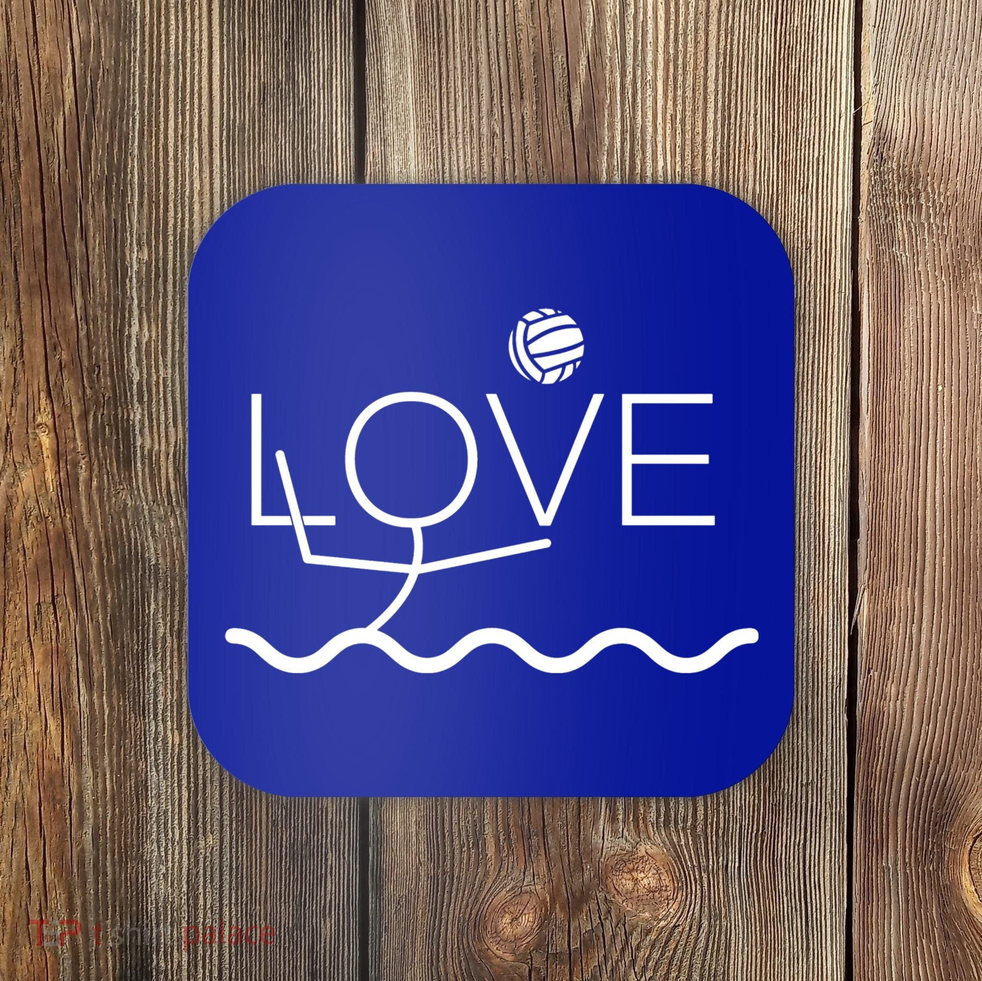 Water Polo Funny Gift Love Pool Sport Gift Coaster
