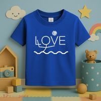 Water Polo Funny Gift Love Pool Sport Gift Toddler T-Shirt thumb 3