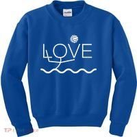 Water Polo Funny Gift Love Pool Sport Gift Kids Sweatshirt thumb 0