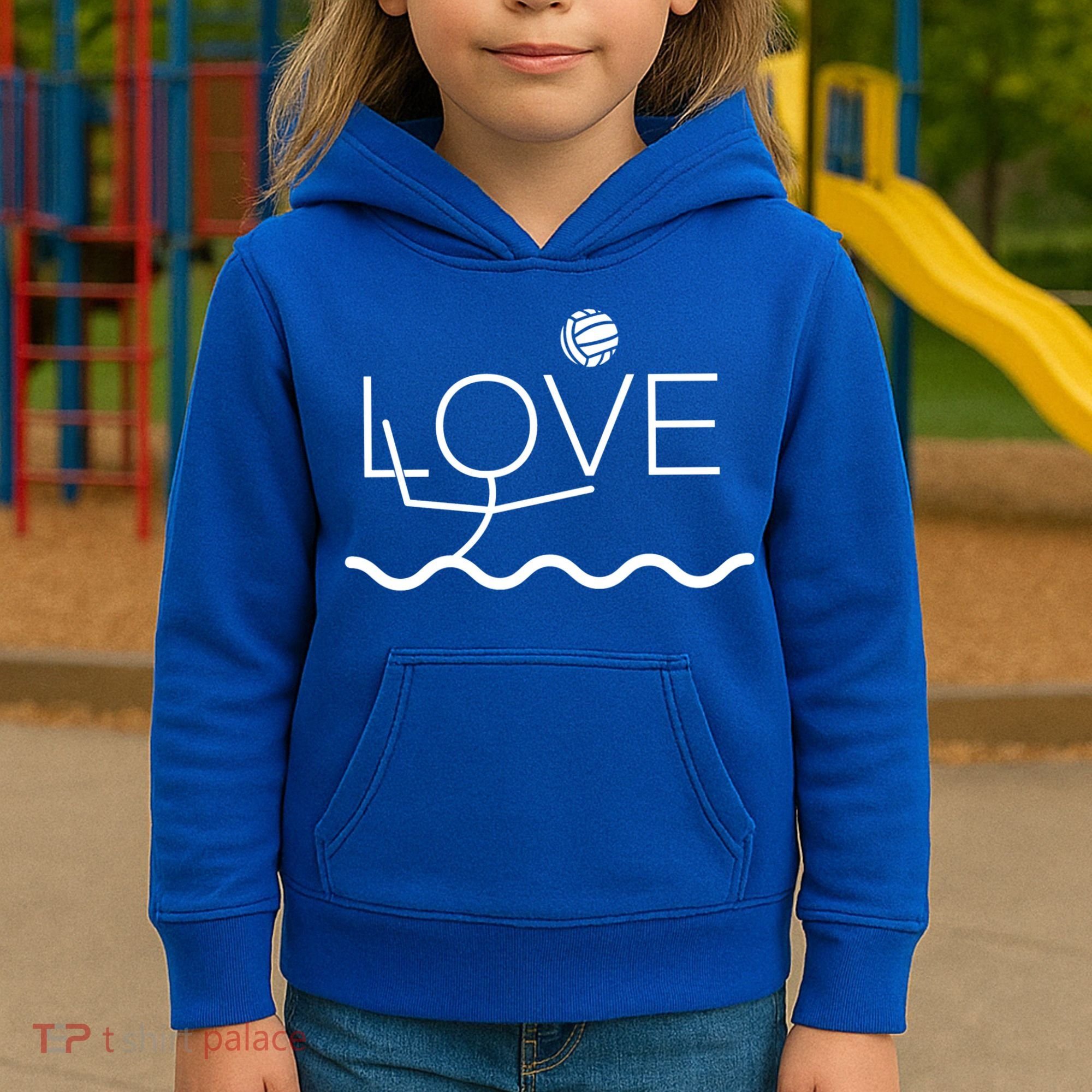 Water Polo Funny Gift Love Pool Sport Gift Kids Hoodie