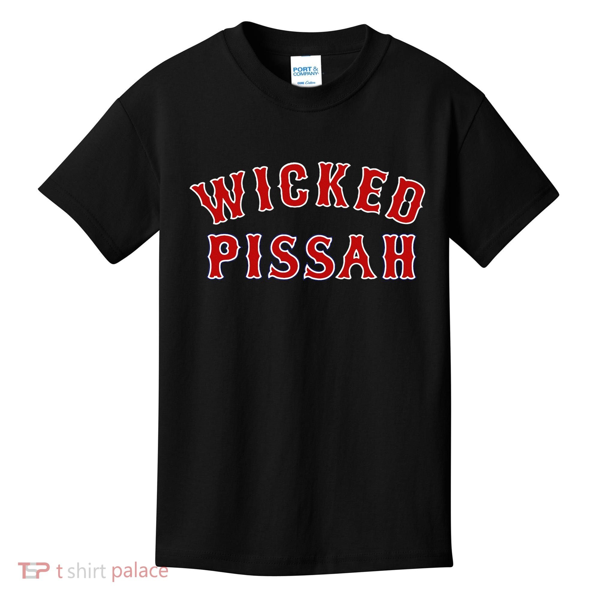 Wicked Pissah Funny Pisser Boston New England Southie Gift Kids T-Shirt