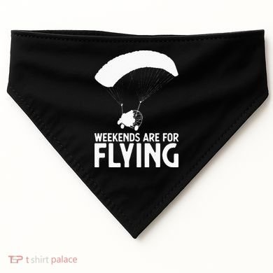 Weekends PPC Flying Powered Parachute USA-Made Doggie Bandana
