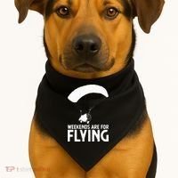 Weekends PPC Flying Powered Parachute USA-Made Doggie Bandana thumb 1