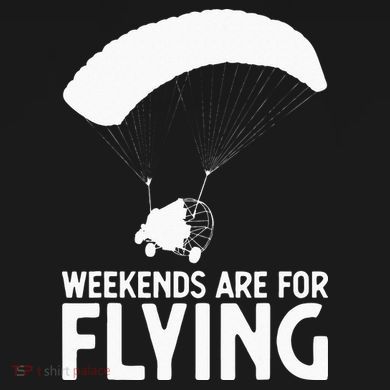 Weekends PPC Flying Powered Parachute Sweatshirt