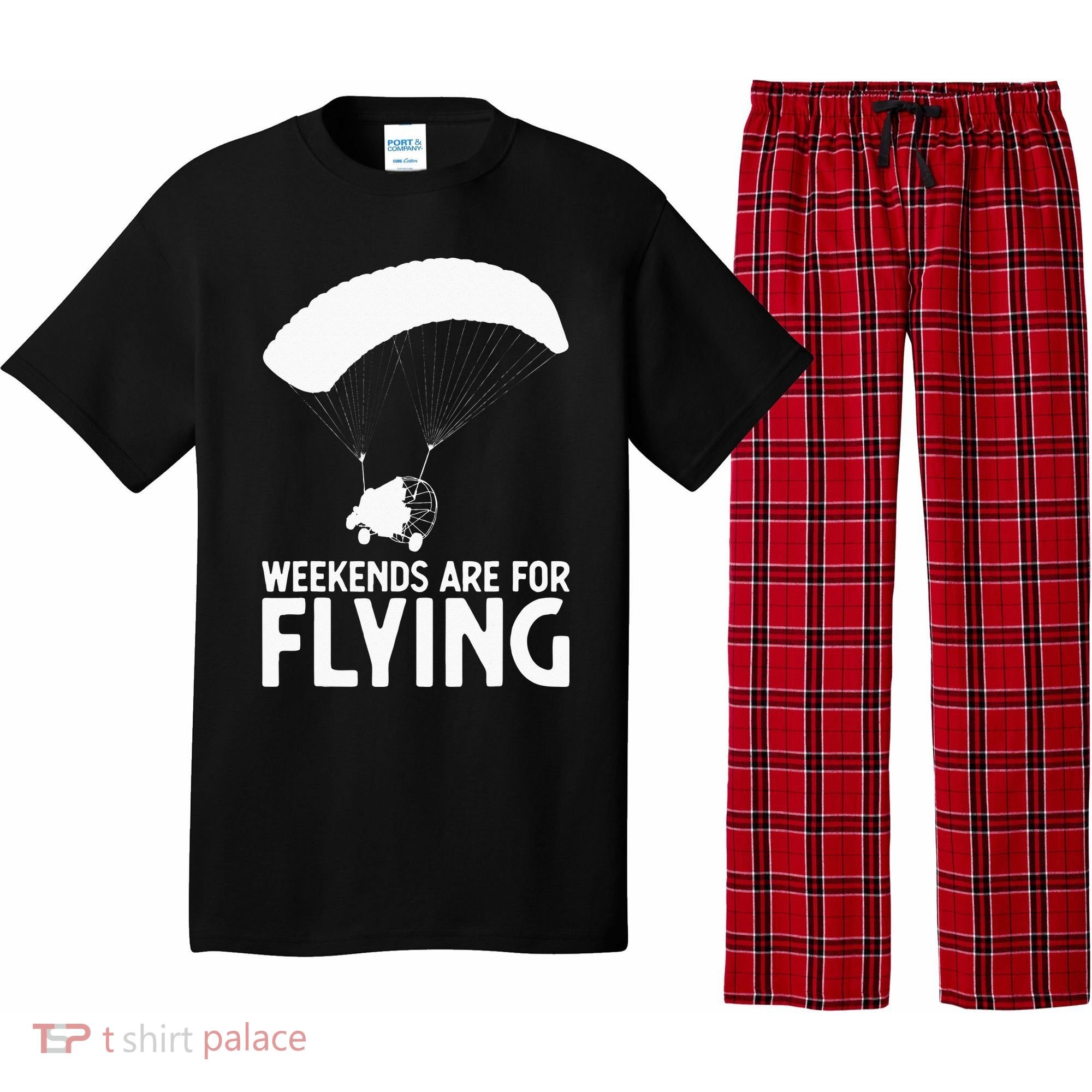 Weekends PPC Flying Powered Parachute Pajama Set
