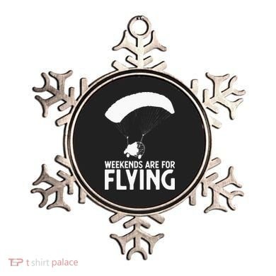 Weekends PPC Flying Powered Parachute Ornament