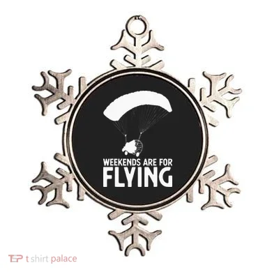 Weekends PPC Flying Powered Parachute Ornament