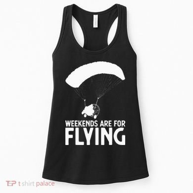 Weekends PPC Flying Powered Parachute Women's Tank Top