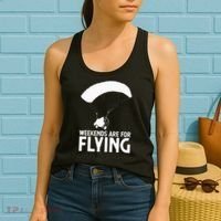 Weekends PPC Flying Powered Parachute Women's Tank Top thumb 2