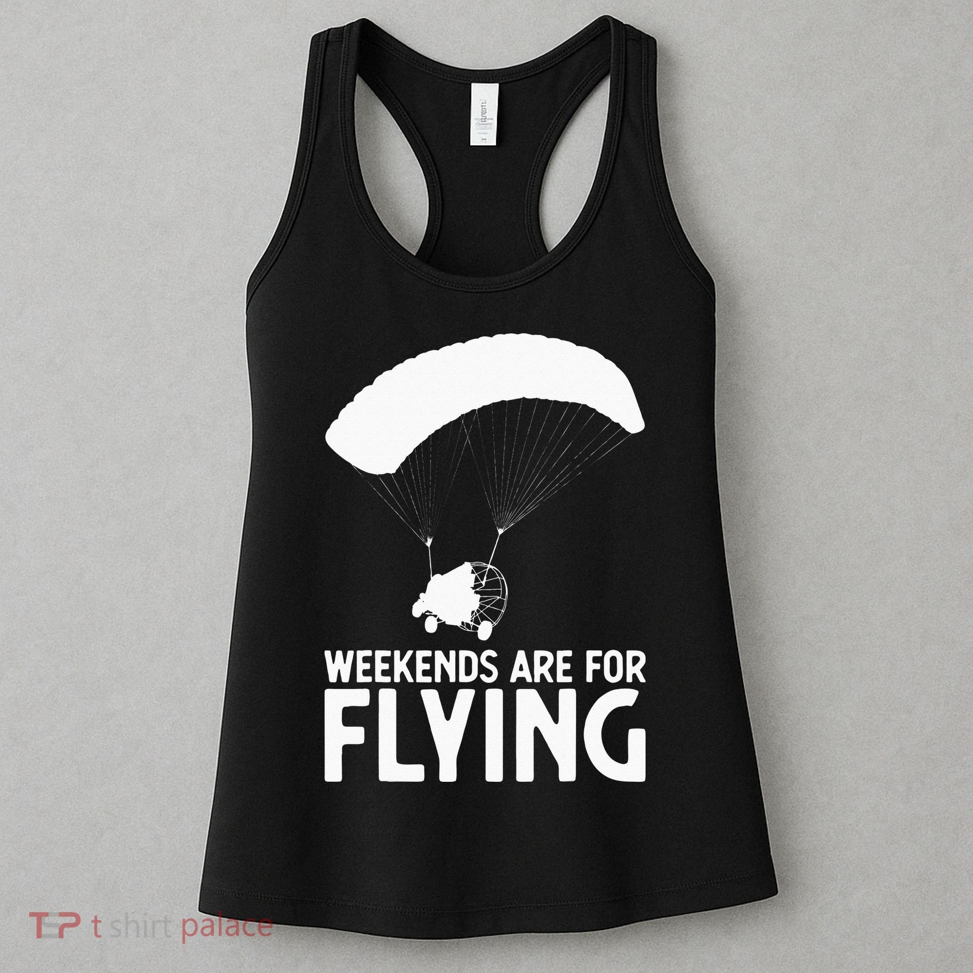 Weekends PPC Flying Powered Parachute Women's Tank Top