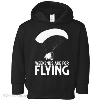 Weekends PPC Flying Powered Parachute Toddler Hoodie