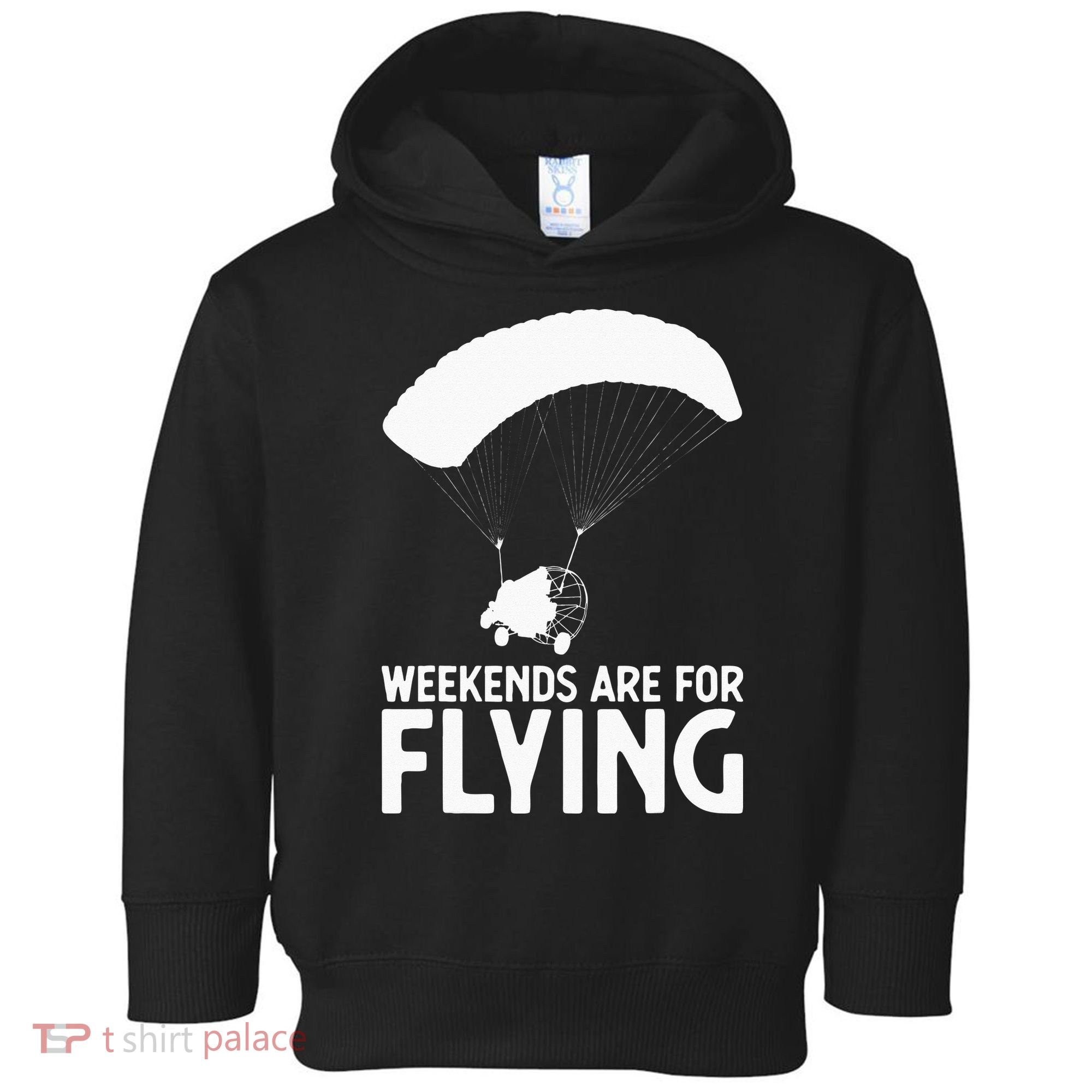 Weekends PPC Flying Powered Parachute Toddler Hoodie