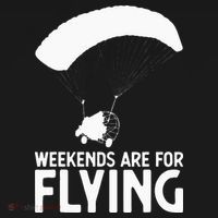 Weekends PPC Flying Powered Parachute Tank Top thumb 6