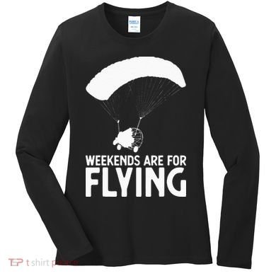 Weekends PPC Flying Powered Parachute Women's Long Sleeve Shirt