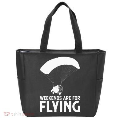 Weekends PPC Flying Powered Parachute Tote Bag
