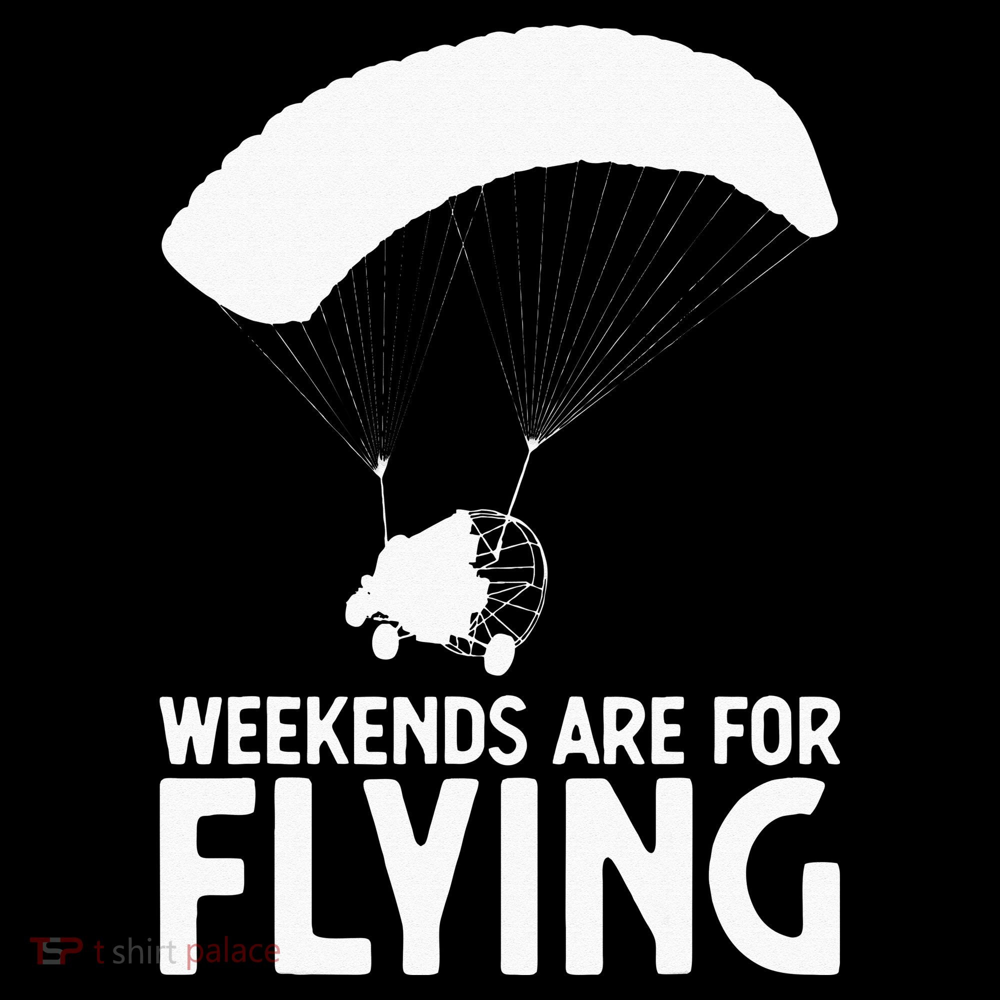 Weekends PPC Flying Powered Parachute Tote Bag