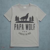 Wolf Pack Family - Dad Papa Wolf T-Shirt thumb 5