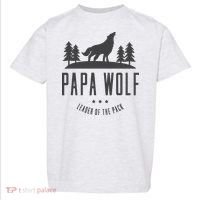 Wolf Pack Family - Dad Papa Wolf Toddler T-Shirt thumb 0