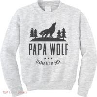 Wolf Pack Family - Dad Papa Wolf Kids Sweatshirt thumb 0