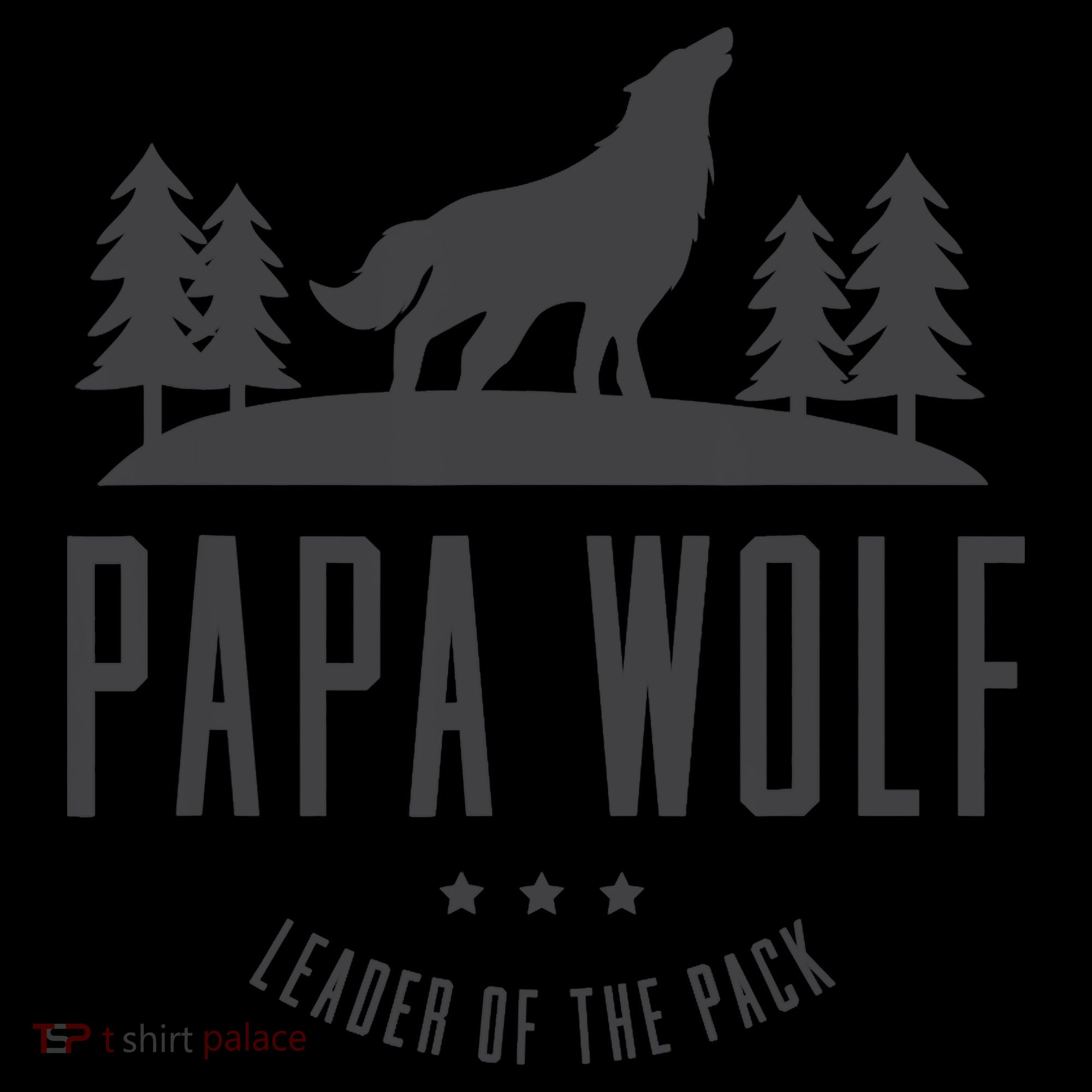 Wolf Pack Family - Dad Papa Wolf 16oz Travel Tumbler