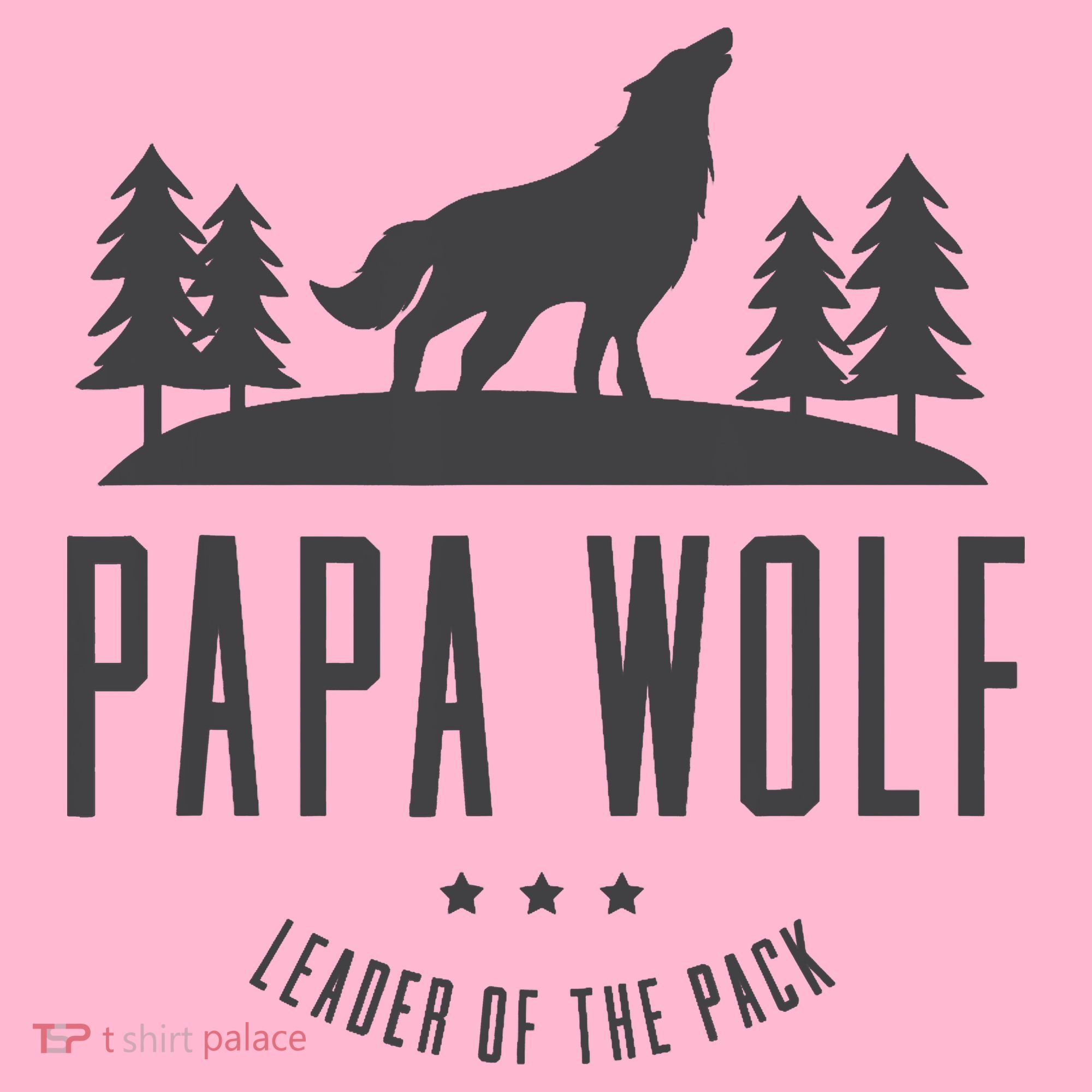 Wolf Pack Family - Dad Papa Wolf Coaster