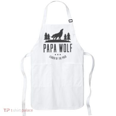 Wolf Pack Family - Dad Papa Wolf Apron