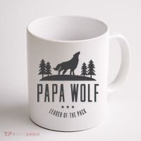 Wolf Pack Family - Dad Papa Wolf Coffee Mug thumb 1