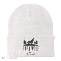 Wolf Pack Family - Dad Papa Wolf Beanie thumb 0