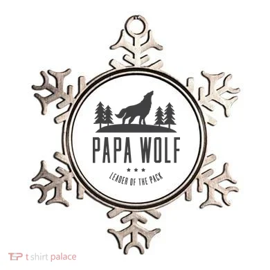 Wolf Pack Family - Dad Papa Wolf Ornament