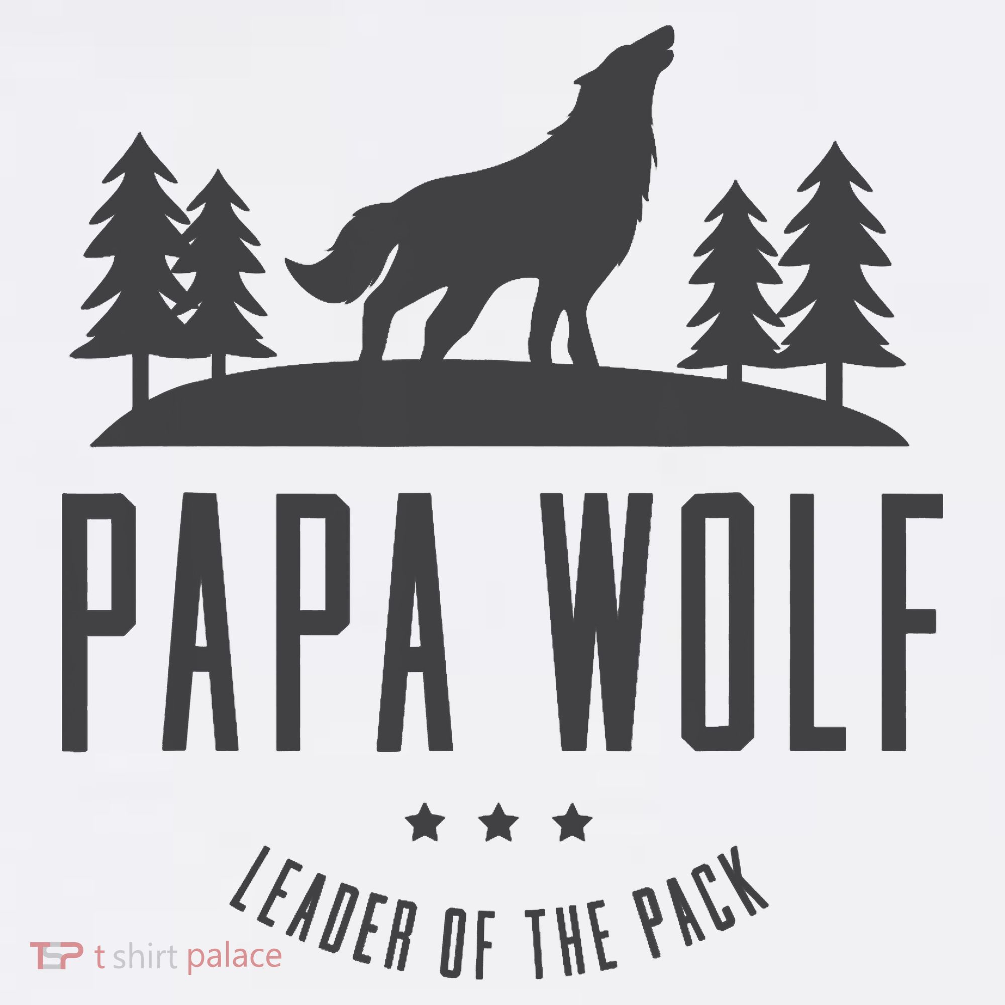 Wolf Pack Family - Dad Papa Wolf Visor