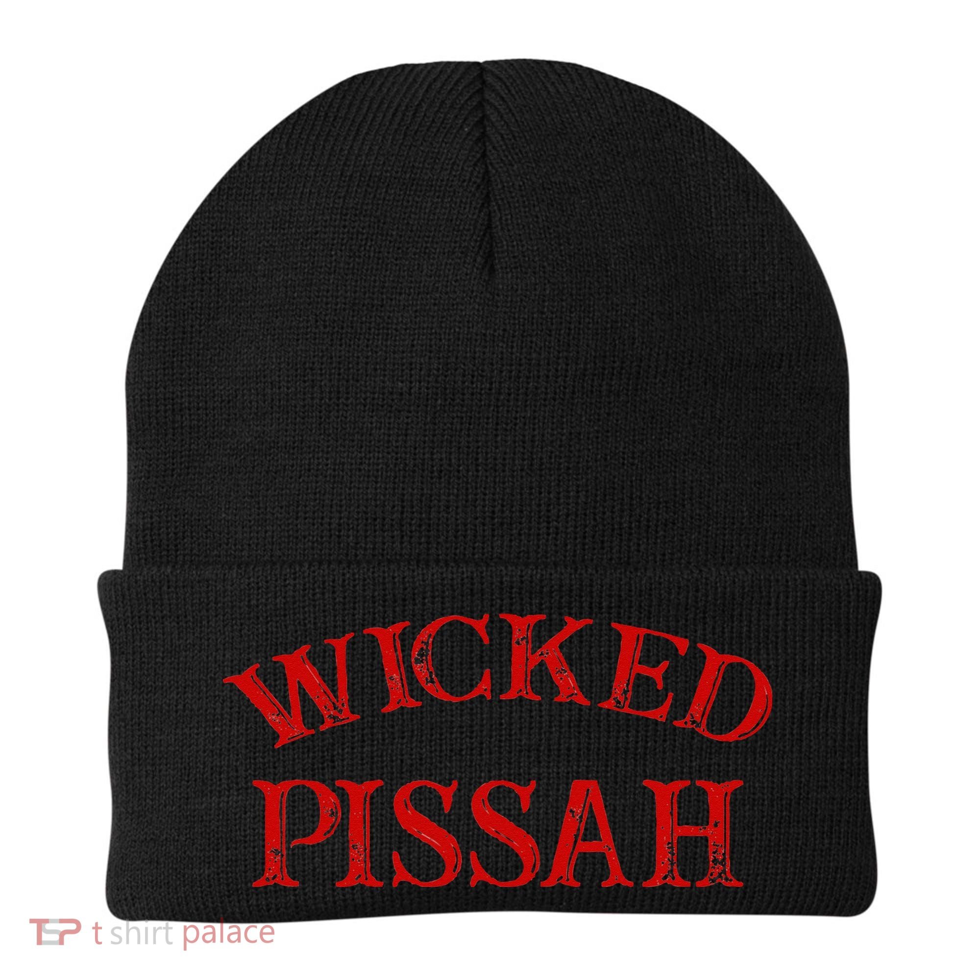 Wicked Pissah Funny Pisser Boston New England Southie Beanie