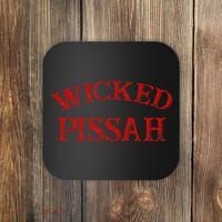 Wicked Pissah Funny Pisser Boston New England Southie Coaster thumb 0