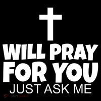 Will Pray For You Just Ask Me Christian Healing Mousepad thumb 1