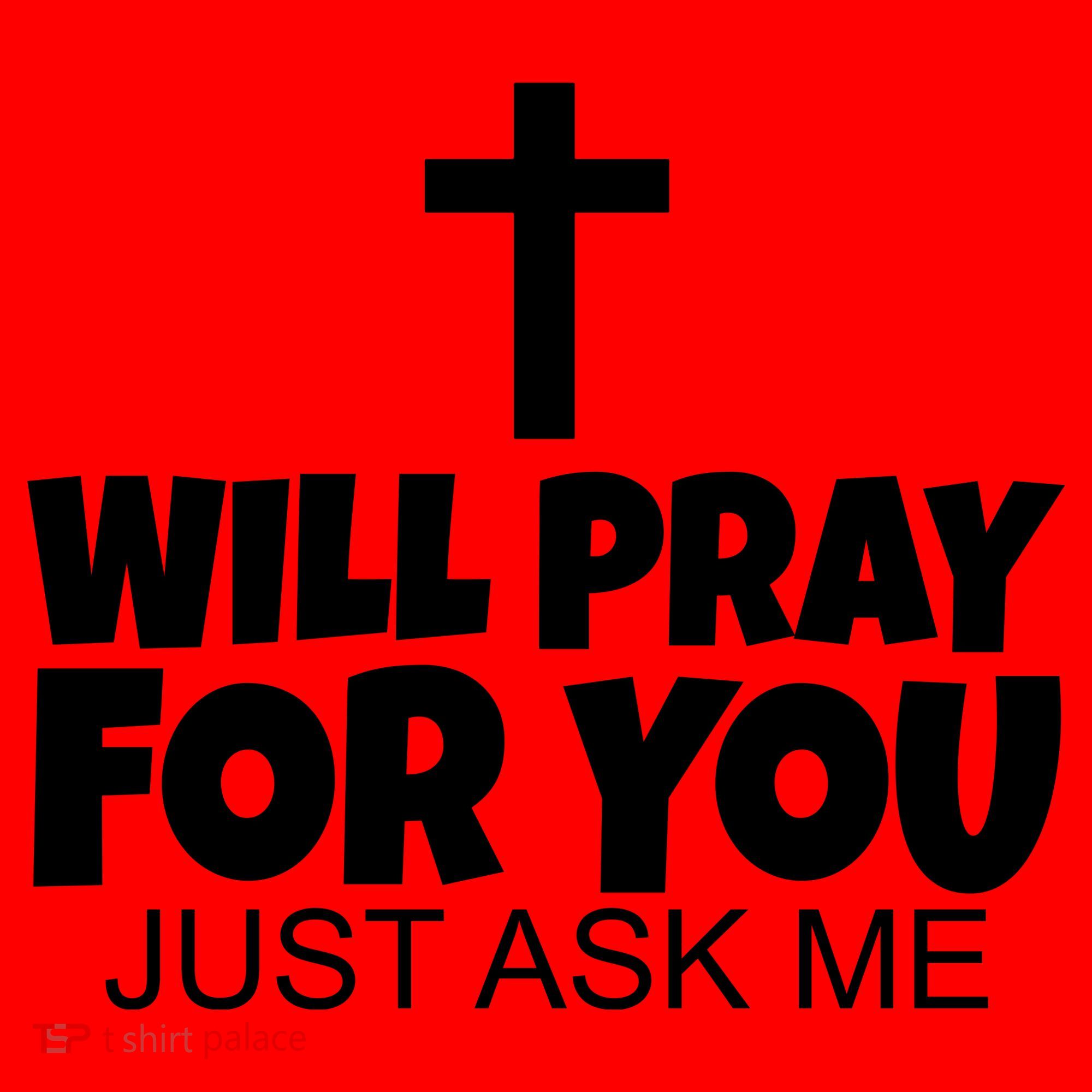 Will Pray For You Just Ask Me Christian Healing Santa Hat