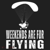 Weekends Ppc Flying Powered Parachute Women's Sweatshirt thumb 2