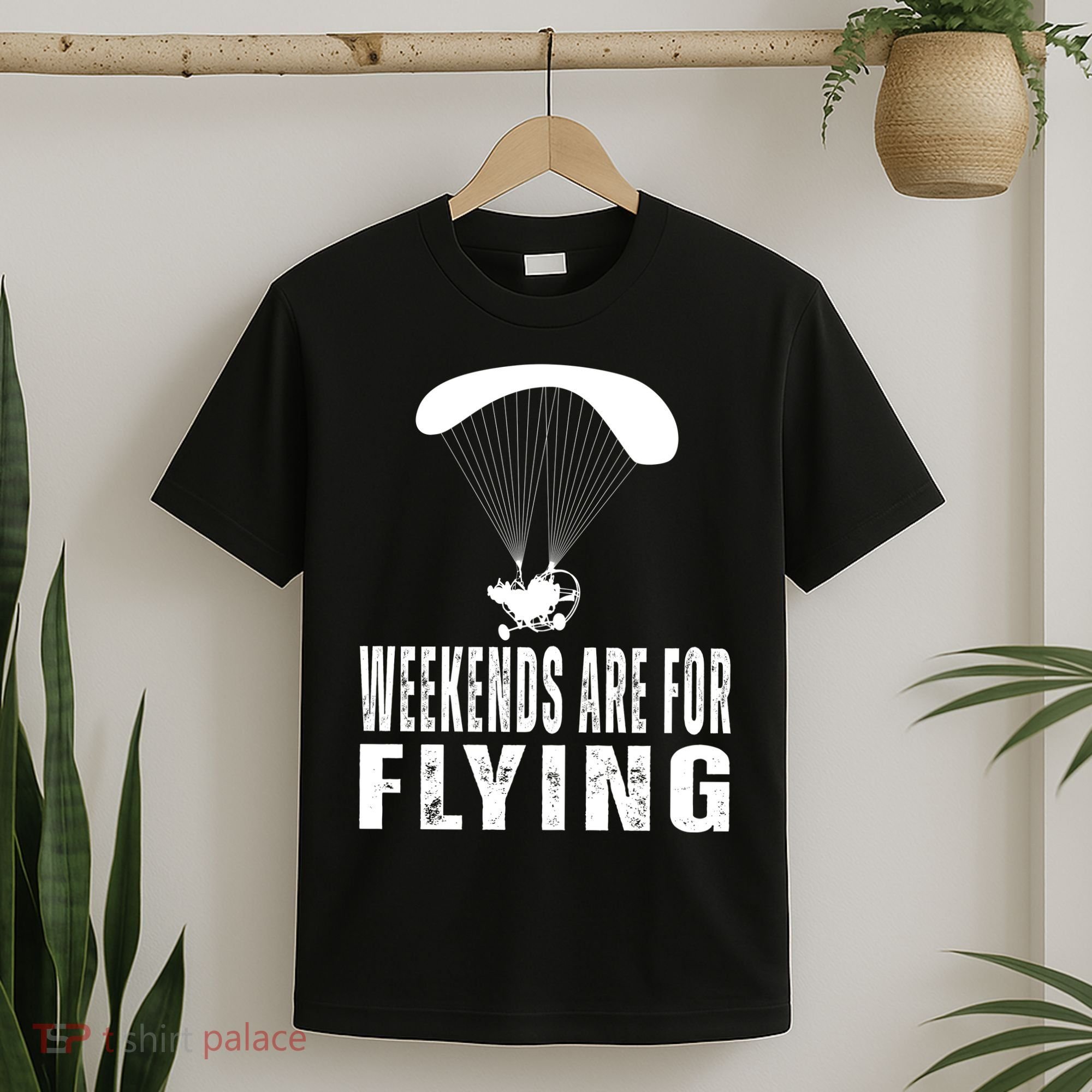 Weekends Ppc Flying Powered Parachute T-Shirt
